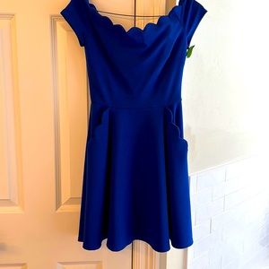 Royal blue homecoming dress